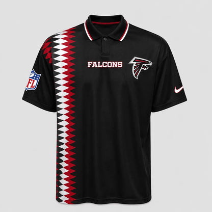 [SPECIAL OFFER] NEW CUSTOMIZED NFL18 ATF ATLANTA FALCONS POLO SHIRT