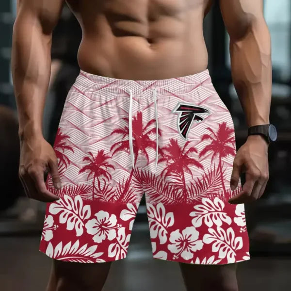 [SPECIAL OFFER] NEW CUSTOMIZED NFL18 ATF ATLANTA FALCONS SHORT PANTS