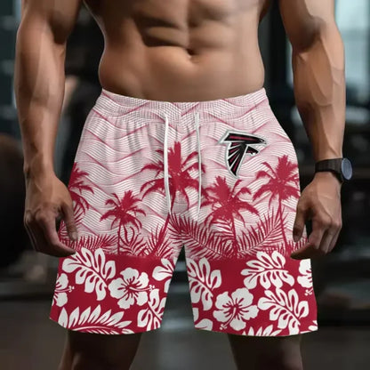 [SPECIAL OFFER] NEW CUSTOMIZED NFL18 ATF ATLANTA FALCONS SHORT PANTS