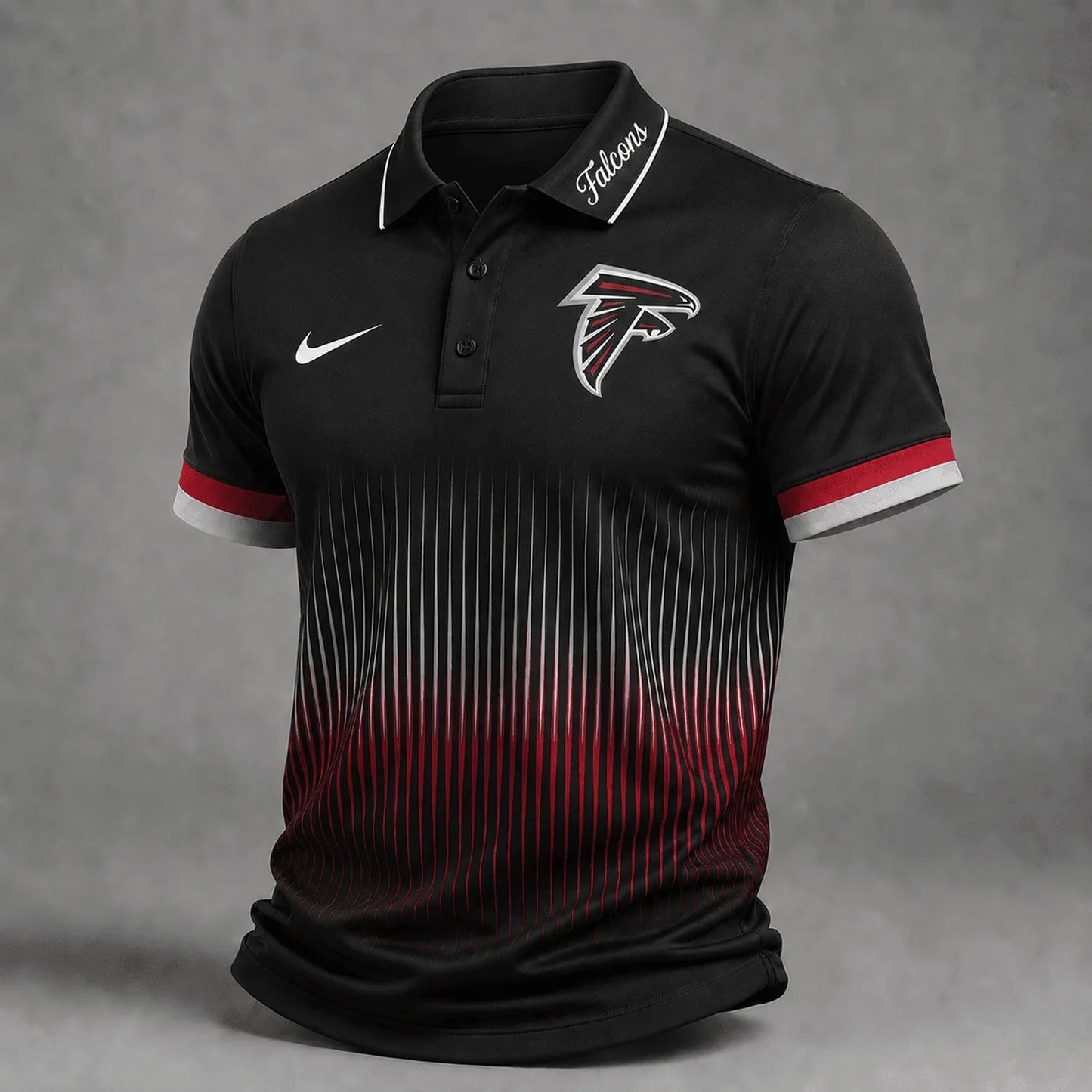 [SPECIAL OFFER] NEW CUSTOMIZED NFL18 ATF ATLANTA FALCONS POLO SHIRT
