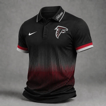 [SPECIAL OFFER] NEW CUSTOMIZED NFL18 ATF ATLANTA FALCONS POLO SHIRT