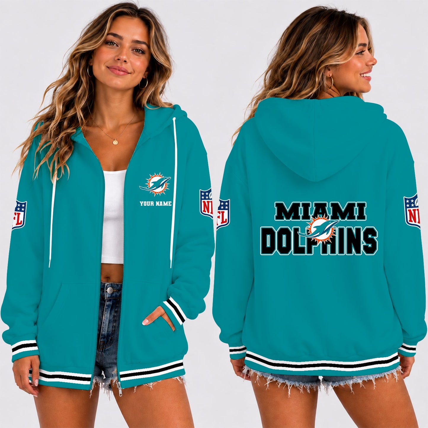 [SPECIAL OFFER] NEW CUSTOMIZED NFL19 MDP MIAMI DOLPHINS T-SHIRT, HOODIE, ZIP HOODIE