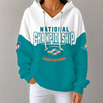 [SPECIAL OFFER] NEW CUSTOMIZED NFL19 MDP MIAMI DOLPHINS RIBBED HOODIE & SWEATSHIRT