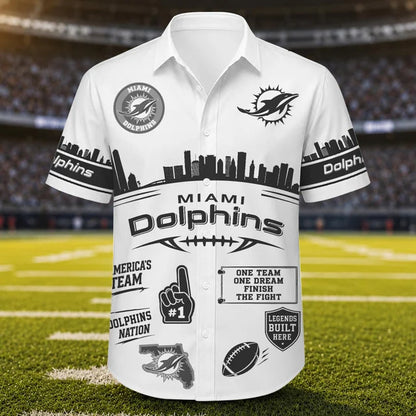 [SPECIAL OFFER] NEW CUSTOMIZED NFL19 MDP MIAMI DOLPHINS UNISEX HAWAIIAN SHIRT