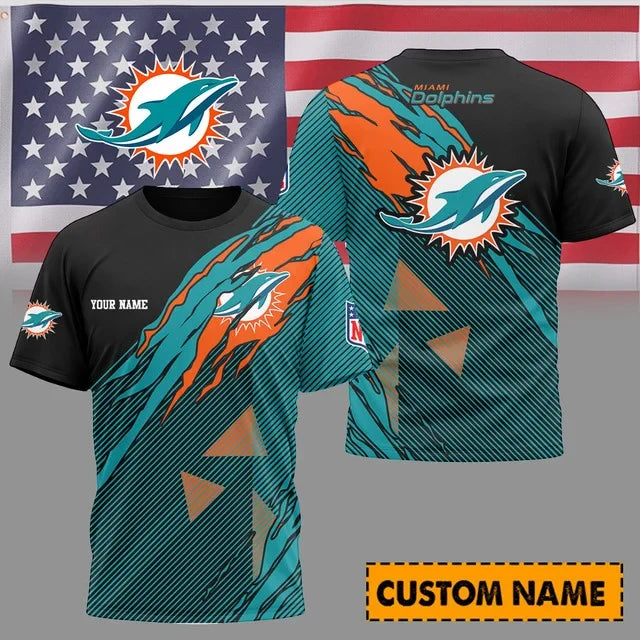 [SPECIAL OFFER] NEW CUSTOMIZED NFL19 MDP MIAMI DOLPHINS UNISEX T-SHIRT & POLO