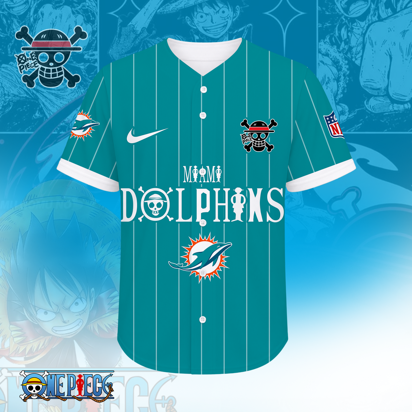 [SPECIAL OFFER] NEW CUSTOMIZED NFL19 MDP MIAMI DOLPHINS BASEBALL JERSEY