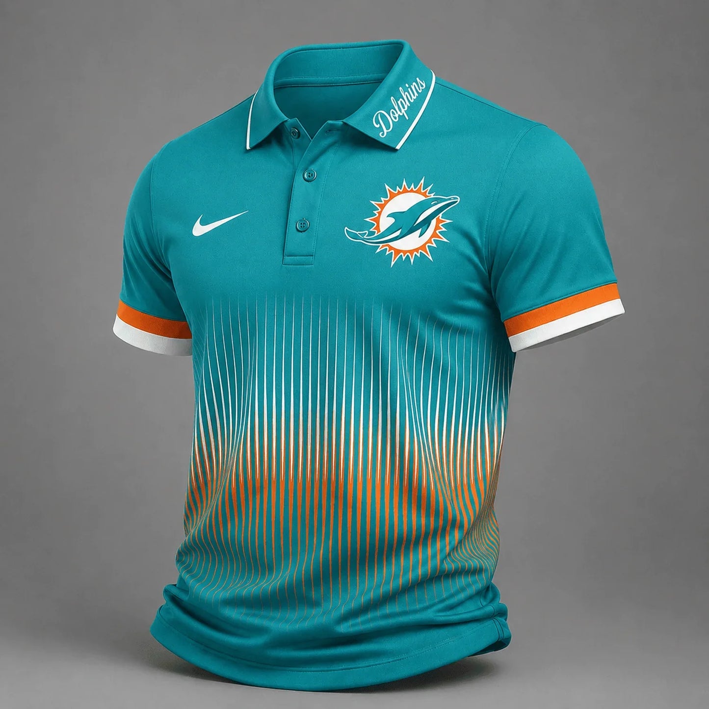 [SPECIAL OFFER] NEW CUSTOMIZED NFL19 MDP MIAMI DOLPHINS POLO SHIRT