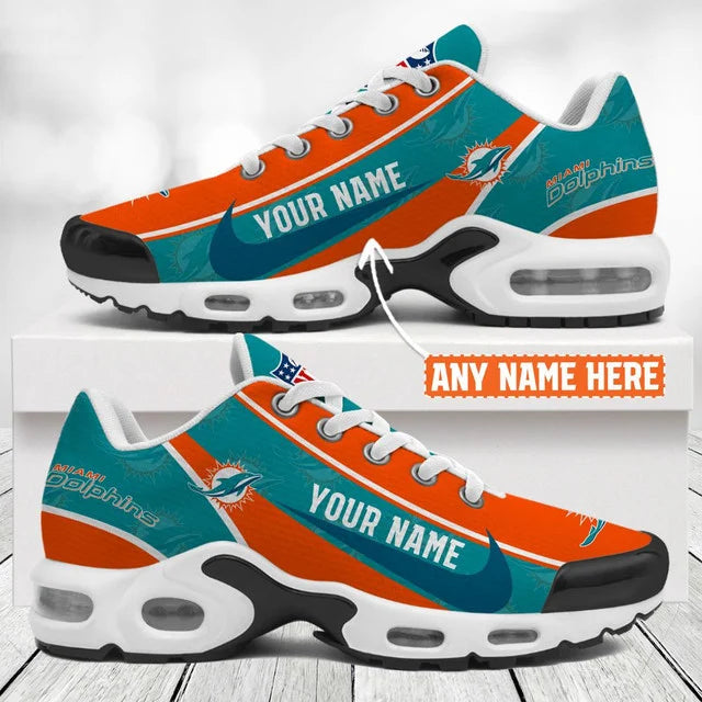 [SPECIAL OFFER] NEW CUSTOMIZED NFL19 MDP MIAMI DOLPHINS AIR MAX PLUS SNEAKERS