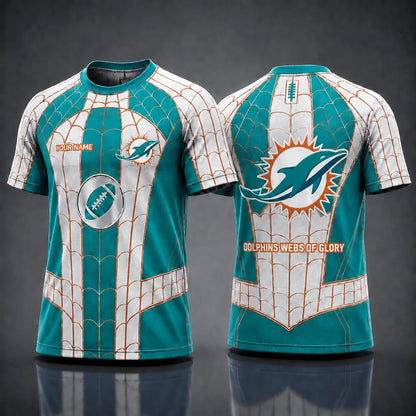 [SPECIAL OFFER] NEW CUSTOMIZED NFL19 MDP MIAMI DOLPHINS x SPIDER T-SHIRT, HOODIE & ZIP HOODIE