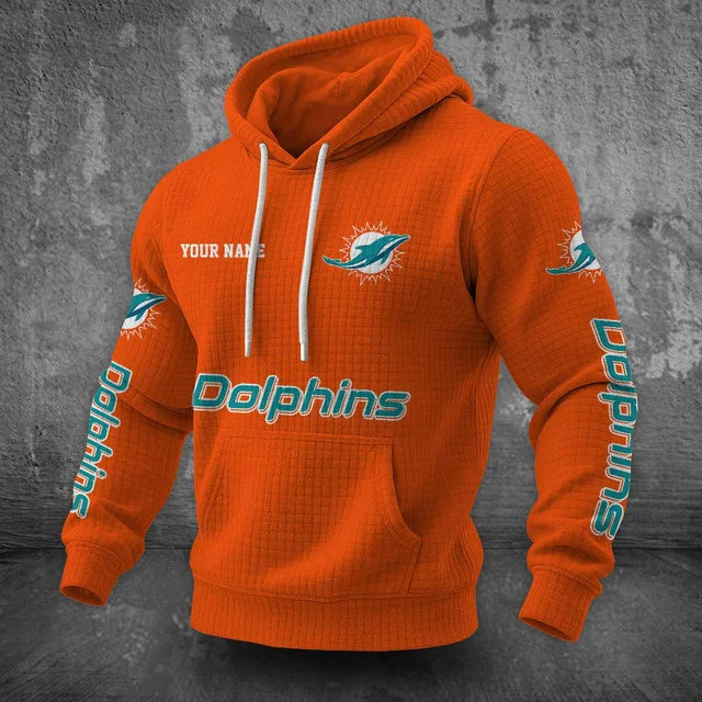 [SPECIAL OFFER] NEW CUSTOMIZED NFL19 MDP MIAMI DOLPHINS UNISEX HOODED SWEATSHIRT