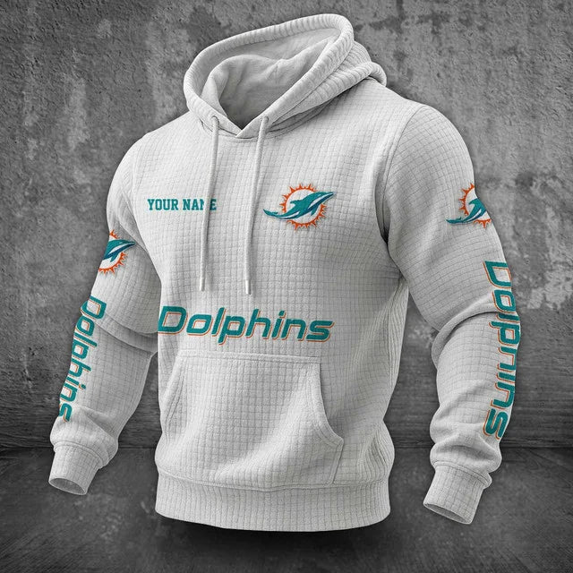 [SPECIAL OFFER] NEW CUSTOMIZED NFL19 MDP MIAMI DOLPHINS UNISEX HOODED SWEATSHIRT
