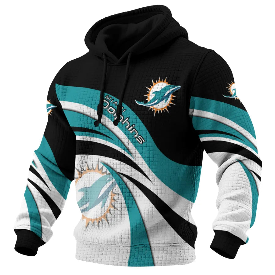 [SPECIAL OFFER] NEW CUSTOMIZED NFL19 MDP MIAMI DOLPHINS UNISEX HOODED SWEATSHIRT