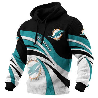 [SPECIAL OFFER] NEW CUSTOMIZED NFL19 MDP MIAMI DOLPHINS UNISEX HOODED SWEATSHIRT