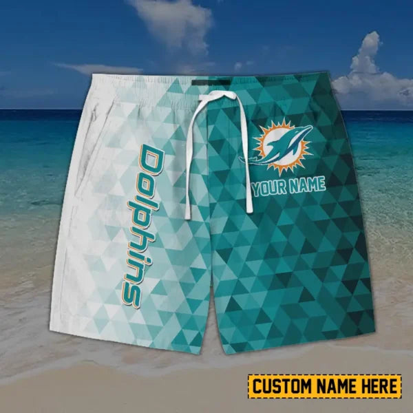 [SPECIAL OFFER] NEW CUSTOMIZED NFL19 MDP MIAMI DOLPHINS SHORT PANTS