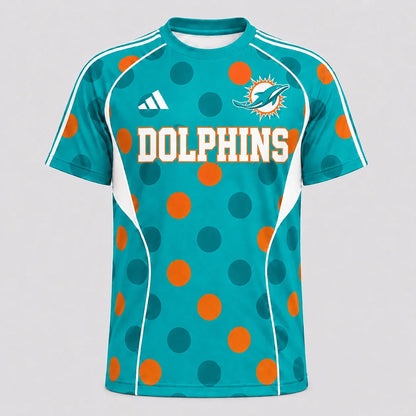 [SPECIAL OFFER] NEW CUSTOMIZED NFL19 MDP MIAMI DOLPHINS RAGLAN TEE
