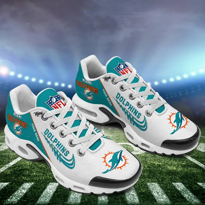 [SPECIAL OFFER] NEW CUSTOMIZED NFL19 MDP MIAMI DOLPHINS AIR MAX PLUS SNEAKERS