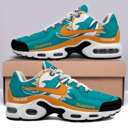 [SPECIAL OFFER] NEW CUSTOMIZED NFL19 MDP MIAMI DOLPHINS AIR MAX PLUS SNEAKERS