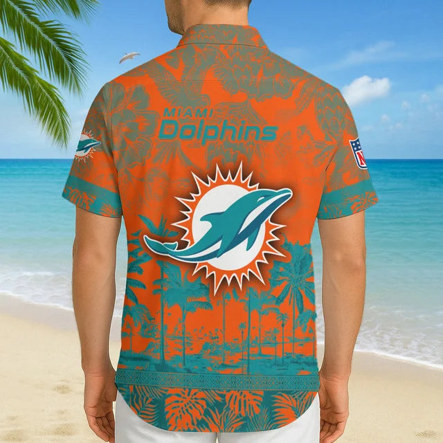 [SPECIAL OFFER] NEW CUSTOMIZED NFL19 MDP MIAMI DOLPHINS UNISEX HAWAIIAN SHIRT