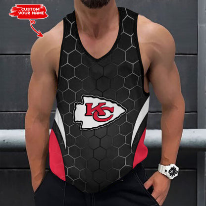 [SPECIAL OFFER] NEW CUSTOMIZED NFL01 KCC KANSAS CITY CHIEFS UNISEX TANK TOP