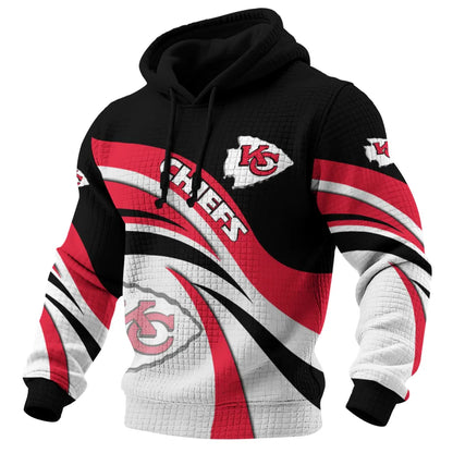 [SPECIAL OFFER] NEW CUSTOMIZED NFL01 KCC KANSAS CITY CHIEFS  UNISEX HOODED SWEATSHIRT