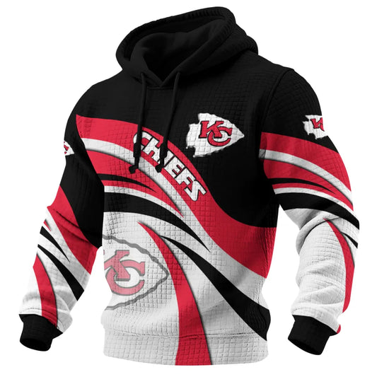 [SPECIAL OFFER] NEW CUSTOMIZED NFL01 KCC KANSAS CITY CHIEFS  UNISEX HOODED SWEATSHIRT