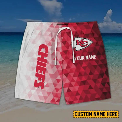 [SPECIAL OFFER] NEW CUSTOMIZED NFL01 KCC KANSAS CITY CHIEFS SHORT PANTS