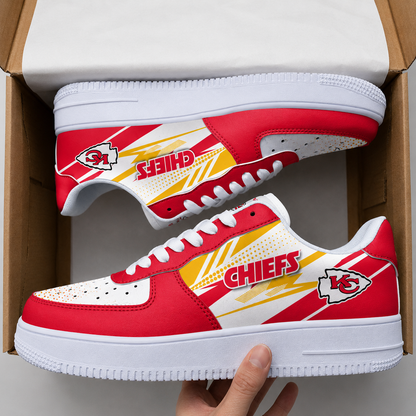 [SPECIAL OFFER] NEW CUSTOMIZED NFL01 KCC KANSAS CITY CHIEFS AF1 SNEAKERS