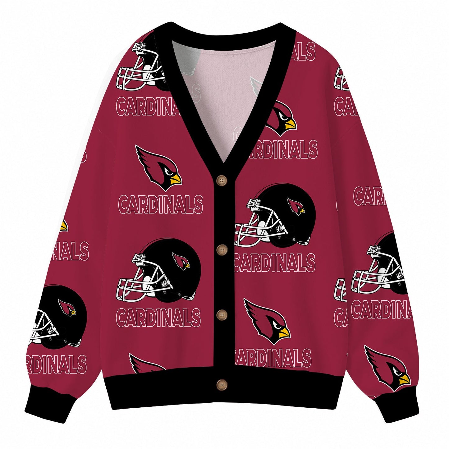 [SPECIAL OFFER] NEW CUSTOMIZED NFL20 ARC ARIZONA CARDINALS CARDIGAN