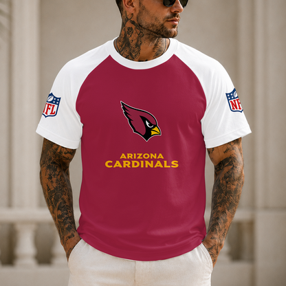 [SPECIAL OFFER] NEW CUSTOMIZED NFL20 ARC ARIZONA CARDINALS RAGLAN TEE