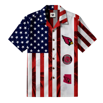 [SPECIAL OFFER] NEW CUSTOMIZED NFL20 ARC ARIZONA CARDINALS PATRIOTIC 250 USA HAWAIIAN SHIRT