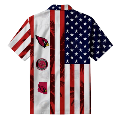 [SPECIAL OFFER] NEW CUSTOMIZED NFL20 ARC ARIZONA CARDINALS PATRIOTIC 250 USA HAWAIIAN SHIRT