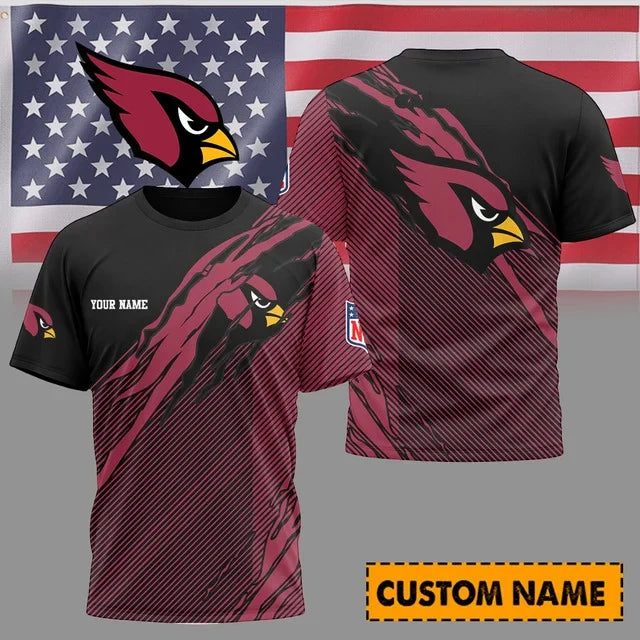[SPECIAL OFFER] NEW CUSTOMIZED NFL20 ARC ARIZONA CARDINALS UNISEX T-SHIRT & POLO