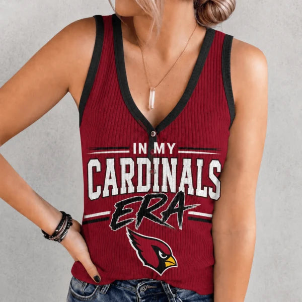 [SPECIAL OFFER] NEW CUSTOMIZED NFL20 ARC ARIZONA CARDINALS WOMEN'S V-NECK TANK TOP