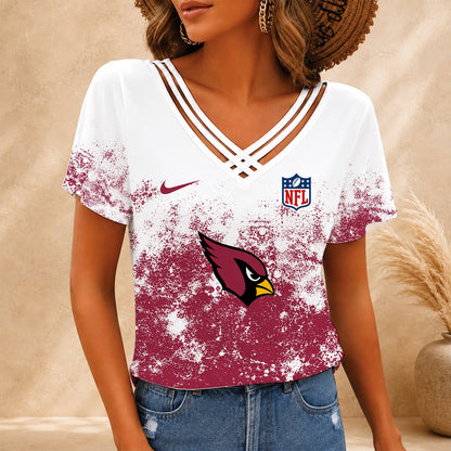 [SPECIAL OFFER] NEW CUSTOMIZED NFL20 ARC ARIZONA CARDINALS V-NECK SHIRT