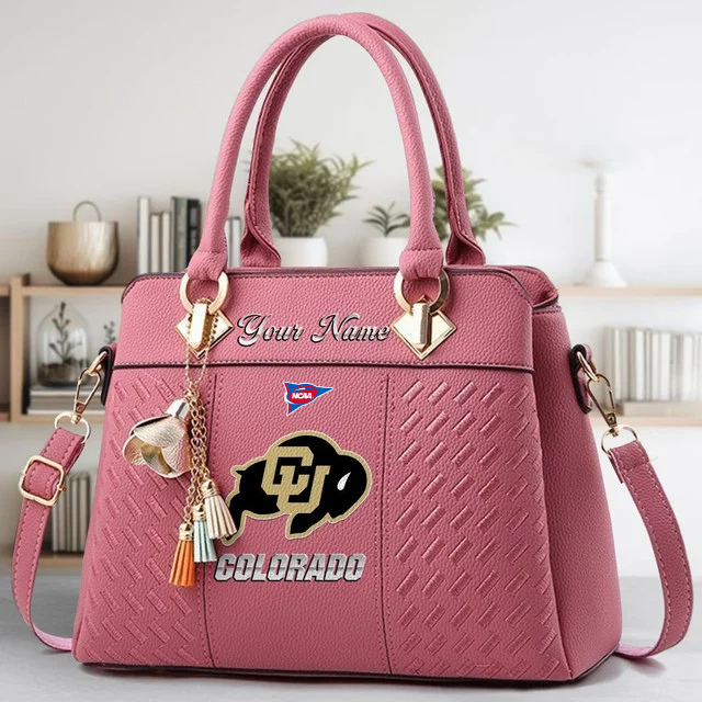 LIMITED EDITION - NEW CUSTOMIZED FBS NCAA20 CRB CR BUFFALOES ZIP HANDBAG MULTICOLOR