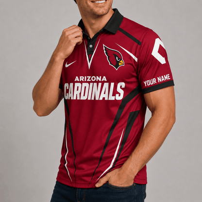 [SPECIAL OFFER] NEW CUSTOMIZED NFL20 ARC ARIZONA CARDINALS POLO SHIRT