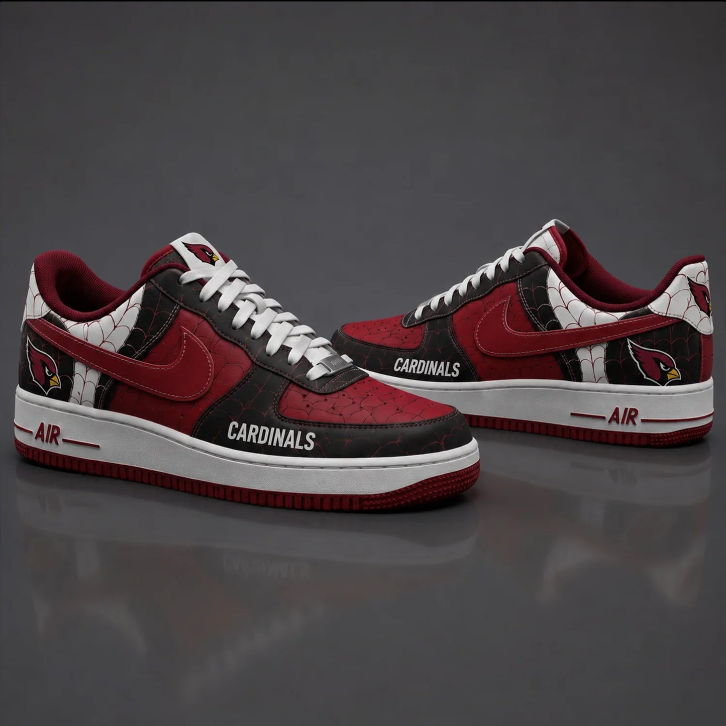 [SPECIAL OFFER] NEW CUSTOMIZED NFL20 ARC ARIZONA CARDINALS x SPIDER AF1 SHOES