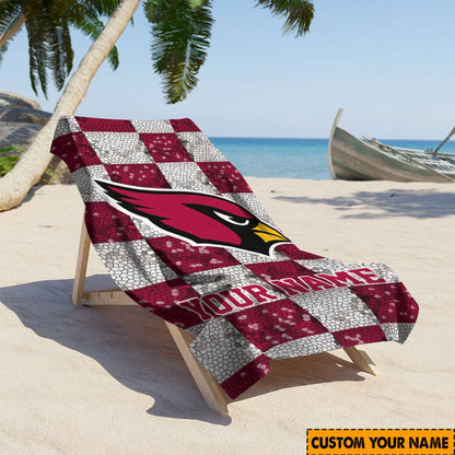 [SPECIAL OFFER] NEW CUSTOMIZED NFL20 ARC ARIZONA CARDINALS BEACH TOWEL