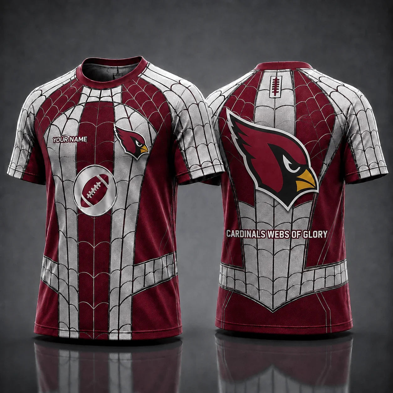 [SPECIAL OFFER] NEW CUSTOMIZED NFL20 ARC ARIZONA CARDINALS x SPIDER T-SHIRT, HOODIE & ZIP HOODIE