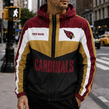 [SPECIAL OFFER] NEW CUSTOMIZED NFL20 ARC ARIZONA CARDINALS WINDBREAKER JACKET