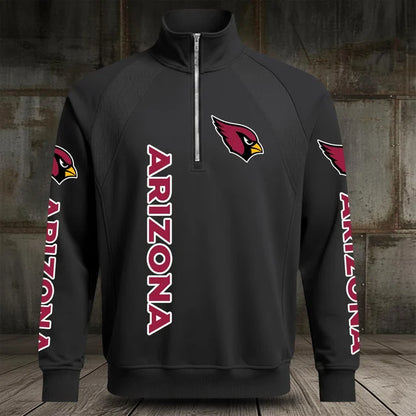 [SPECIAL OFFER] NEW CUSTOMIZED NFL20 ARC ARIZONA CARDINALS MEN'S MULTICOLOR QUARTER-ZIP PULLOVER