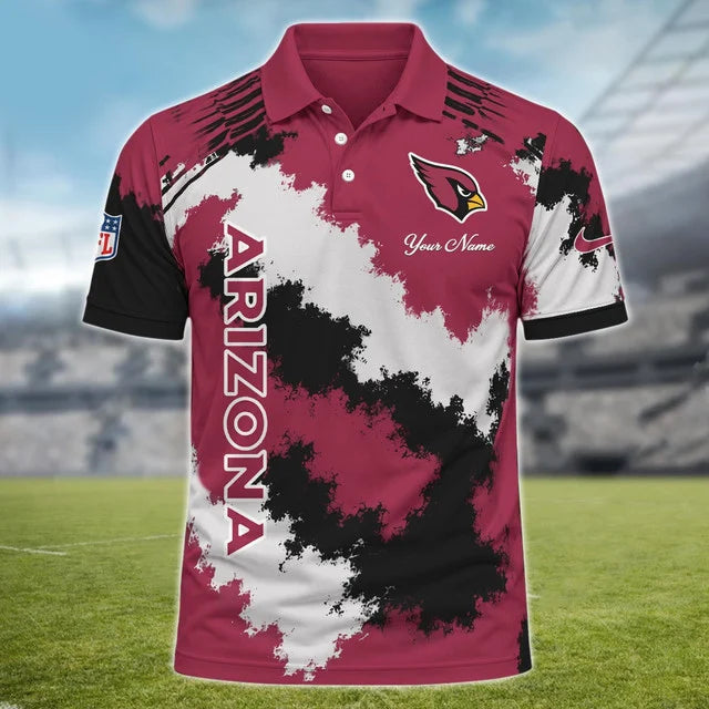 [SPECIAL OFFER] NEW CUSTOMIZED NFL20 ARC ARIZONA CARDINALS MULTICOLOR POLO SHIRT