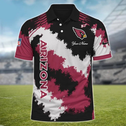 [SPECIAL OFFER] NEW CUSTOMIZED NFL20 ARC ARIZONA CARDINALS MULTICOLOR POLO SHIRT