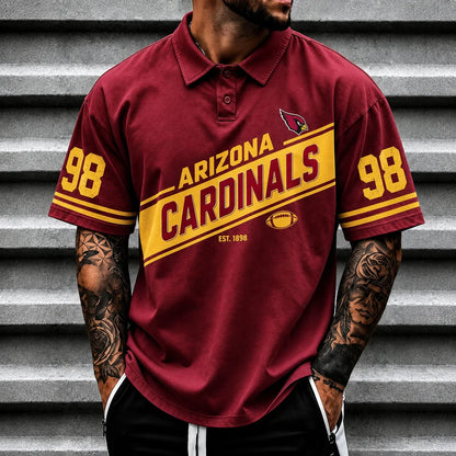 [SPECIAL OFFER] NEW CUSTOMIZED NFL20 ARC ARIZONA CARDINALS POLO SHIRT