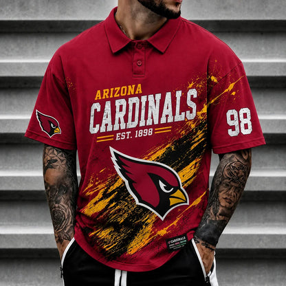 [SPECIAL OFFER] NEW CUSTOMIZED NFL20 ARC ARIZONA CARDINALS POLO SHIRT