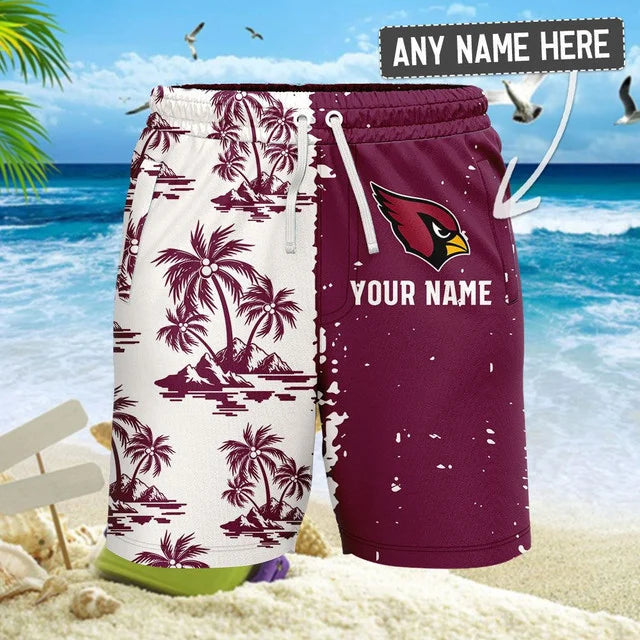 [SPECIAL OFFER] NEW CUSTOMIZED NFL20 ARC ARIZONA CARDINALS UNISEX HAWAIIAN SHIRT & SHORTS SET