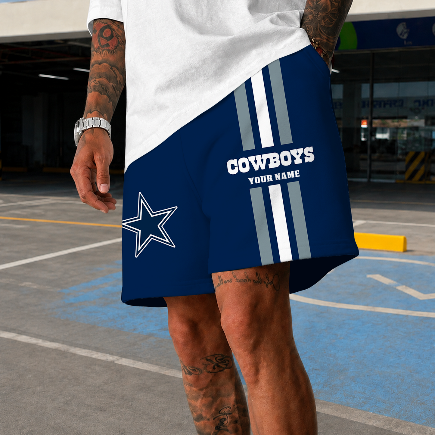 [SPECIAL OFFER] NEW CUSTOMIZED NFL21 DCB DALLAS COWBOYS SHORT PANTS