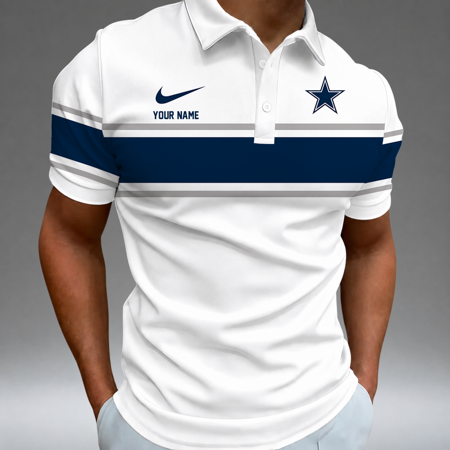 [SPECIAL OFFER] NEW CUSTOMIZED NFL21 DCB DALLAS COWBOYS POLO SHIRT