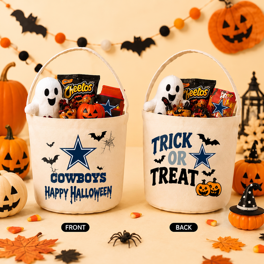 [SPECIAL OFFER] NEW CUSTOMIZED NFL21 DCB DALLAS COWBOYS HALLOWEEN BASKET