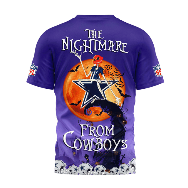 [SPECIAL OFFER] NEW CUSTOMIZED NFL21 DCB DALLAS COWBOYS HALLOWEEN THE NIGHTMARE APPAREL